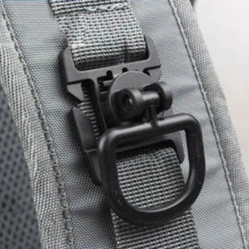 

HOT!new HIGH GRADE 1 Pcs Molle Tactical 360 Rotation D Ring Backpack Buckle Travel kit tool