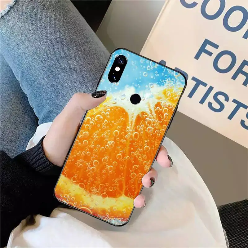 

Yellow drink beer Phone Case For Xiaomi Redmi note 7 8 9 t max3 s 10 pro lite
