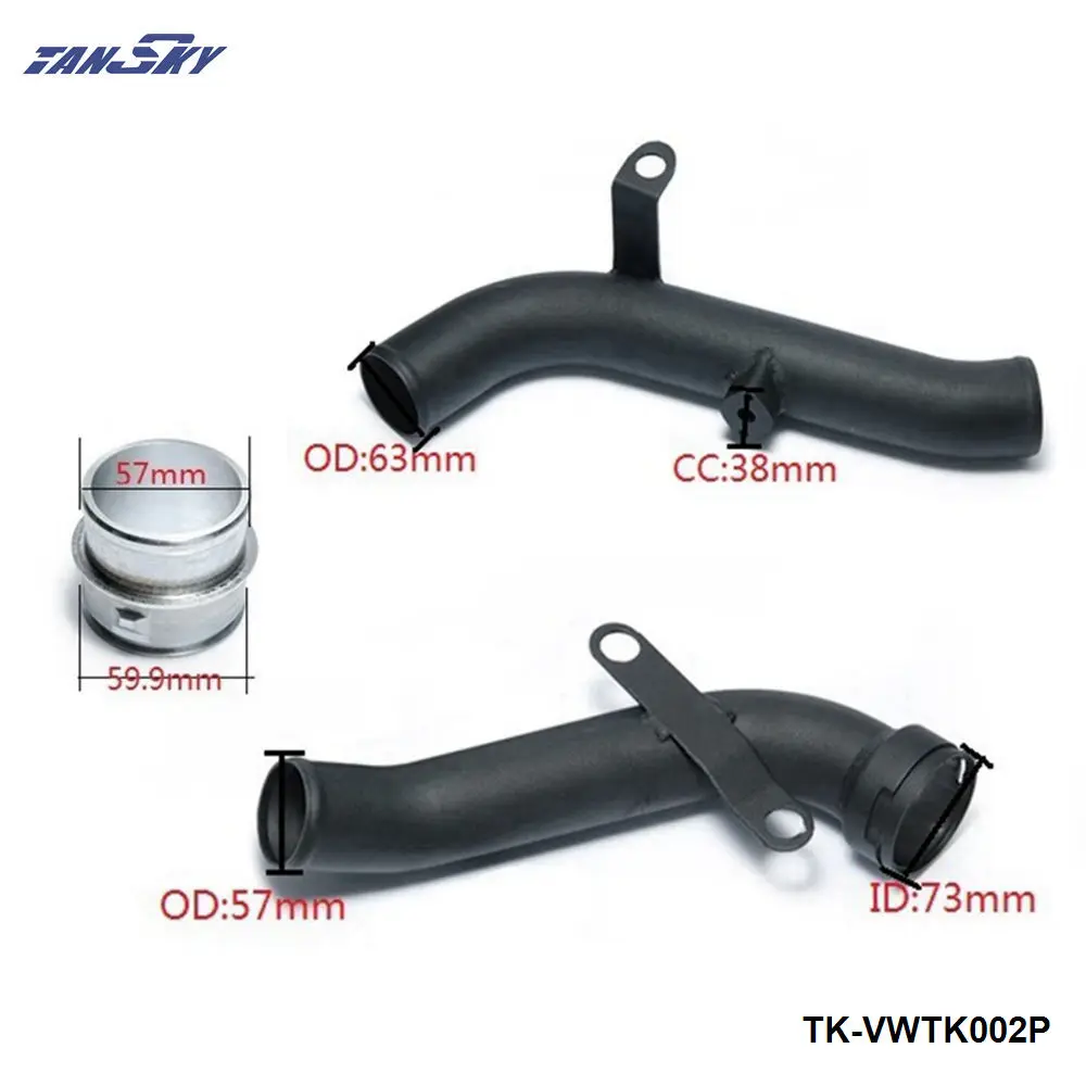 Комплект турбонаддувных труб для VW Golf GTI MK5 /Scirocco/Audi TT/A3 2.0TSI|turbo pipe|vw gti turboscirocco turbo |