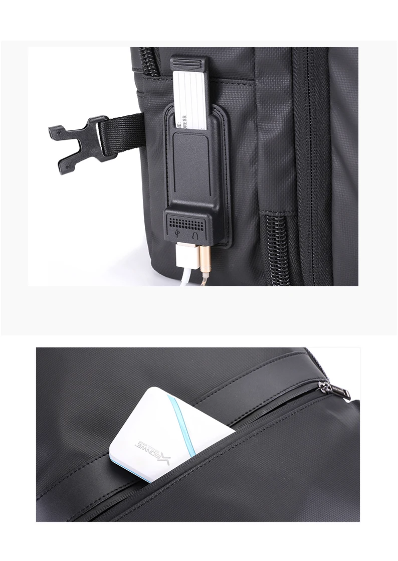 Мужской рюкзак ARCTIC HUNTER 35L, 17 дюймов, с usb зарядкой, мужской, многослойный, вместительный, для путешествий, бизнес, Mochila для мужчин