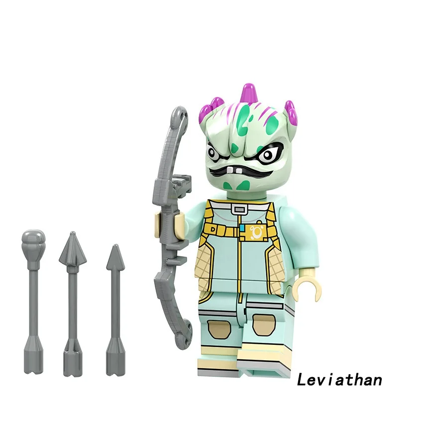 Игрушечные строительные блоки Zoey Cuddle Leviathan Tomatohead Brite Gunner совместимы с Legoed|Блочные