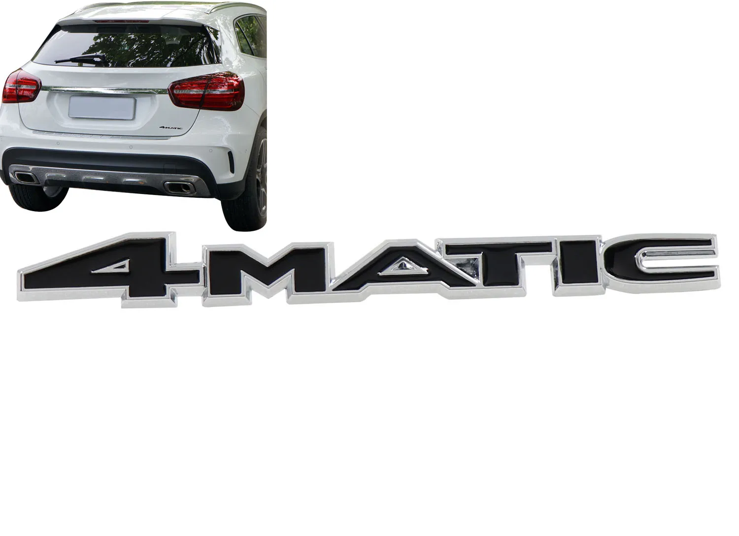 Хром Черный 4matic для двигателя V8 Sport эмблема наклейка | Автомобили и мотоциклы
