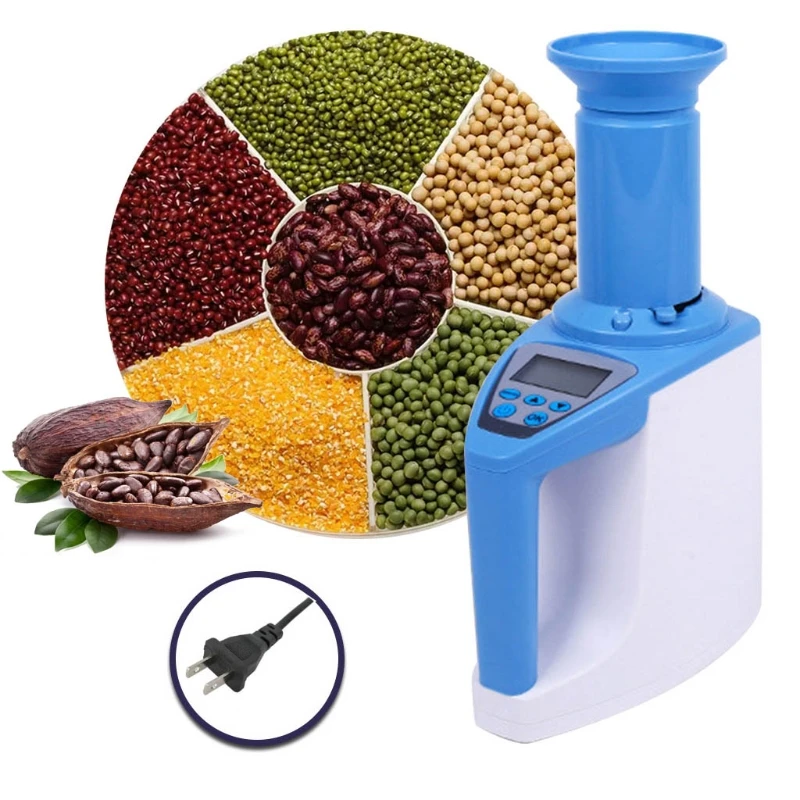 

896B LDS-1G Cereal Humidity Measure Tester Digital Grain Moisture Meter For Rice Wheat Cofffee Beans Seeds EU/US Type
