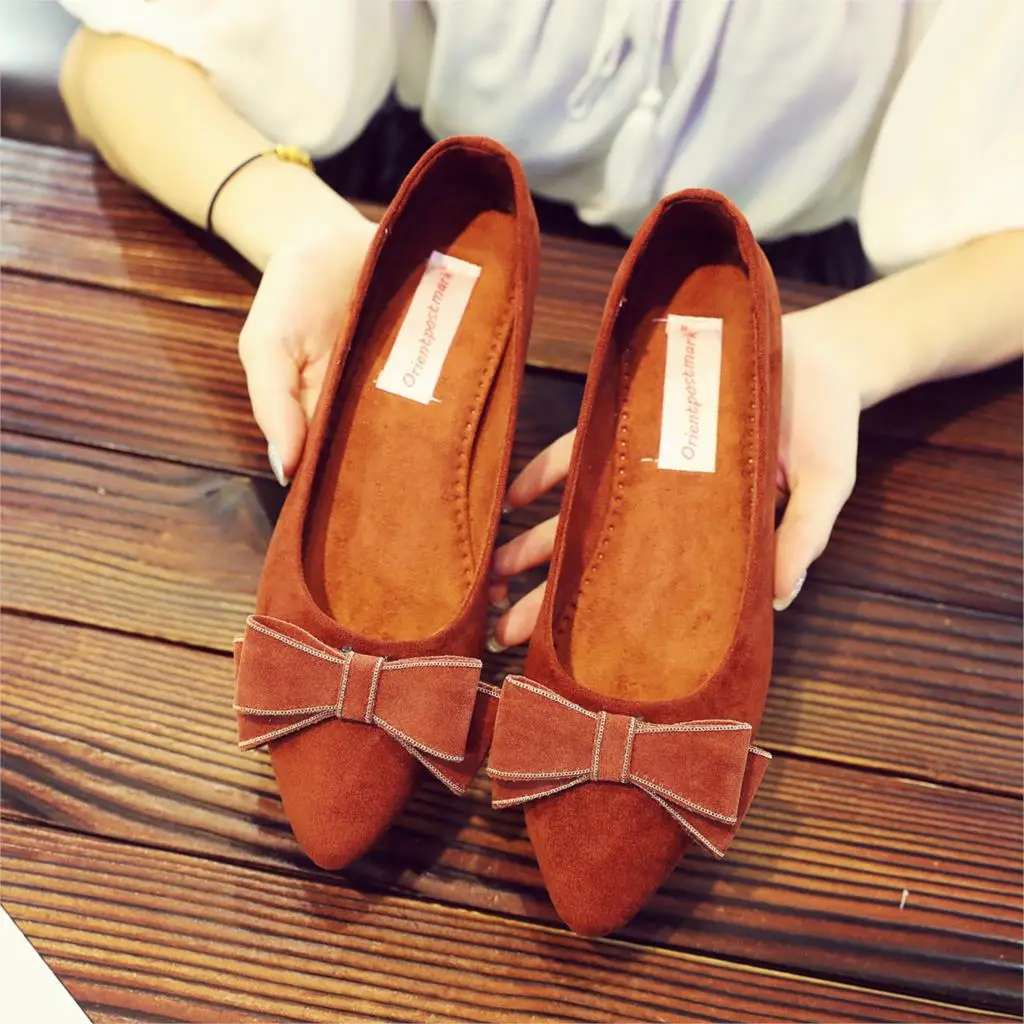 Лоферы женские весенние на плоской подошве с бантом | Обувь