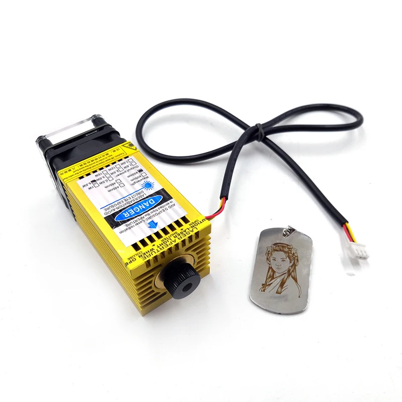 450nm 5500mW 12V Adjustabl e Focus лазерный модуль с ttl/PWM, 5,5 W лазерная гравировка и резка аксессуары ttl модуль+ очки