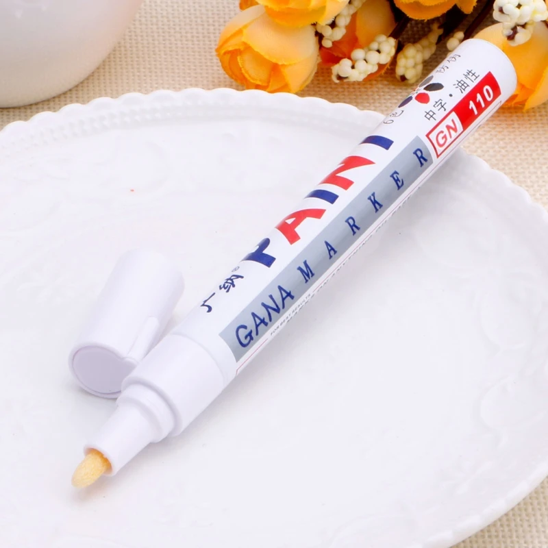 

Universal Waterproof Permanent Paint Marker Pen Car Tyre Tire Tread Rubber Metal C5AE