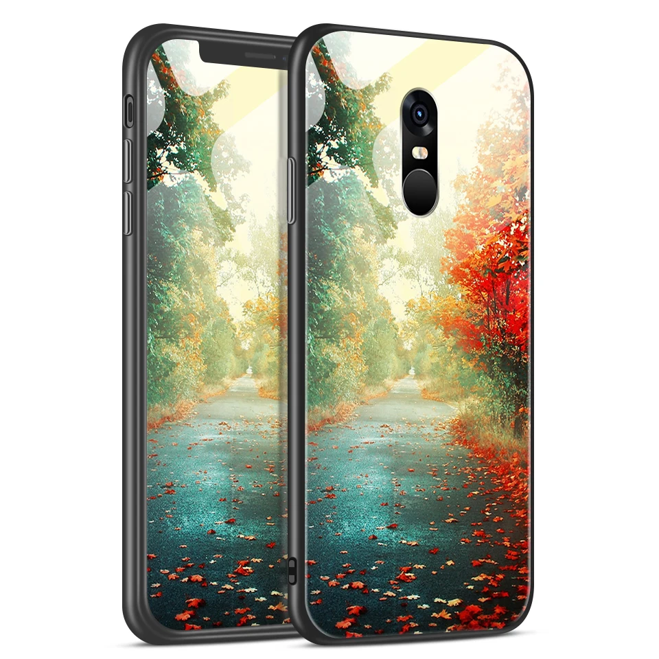 H111 Для Xiaomi Redmi Note 4/4X чехол для телефона из закаленного стекла для Remi Note 4 Pro CN Version/4 Gobal Version силиконовый Край жесткий чехол - Цвет: H111