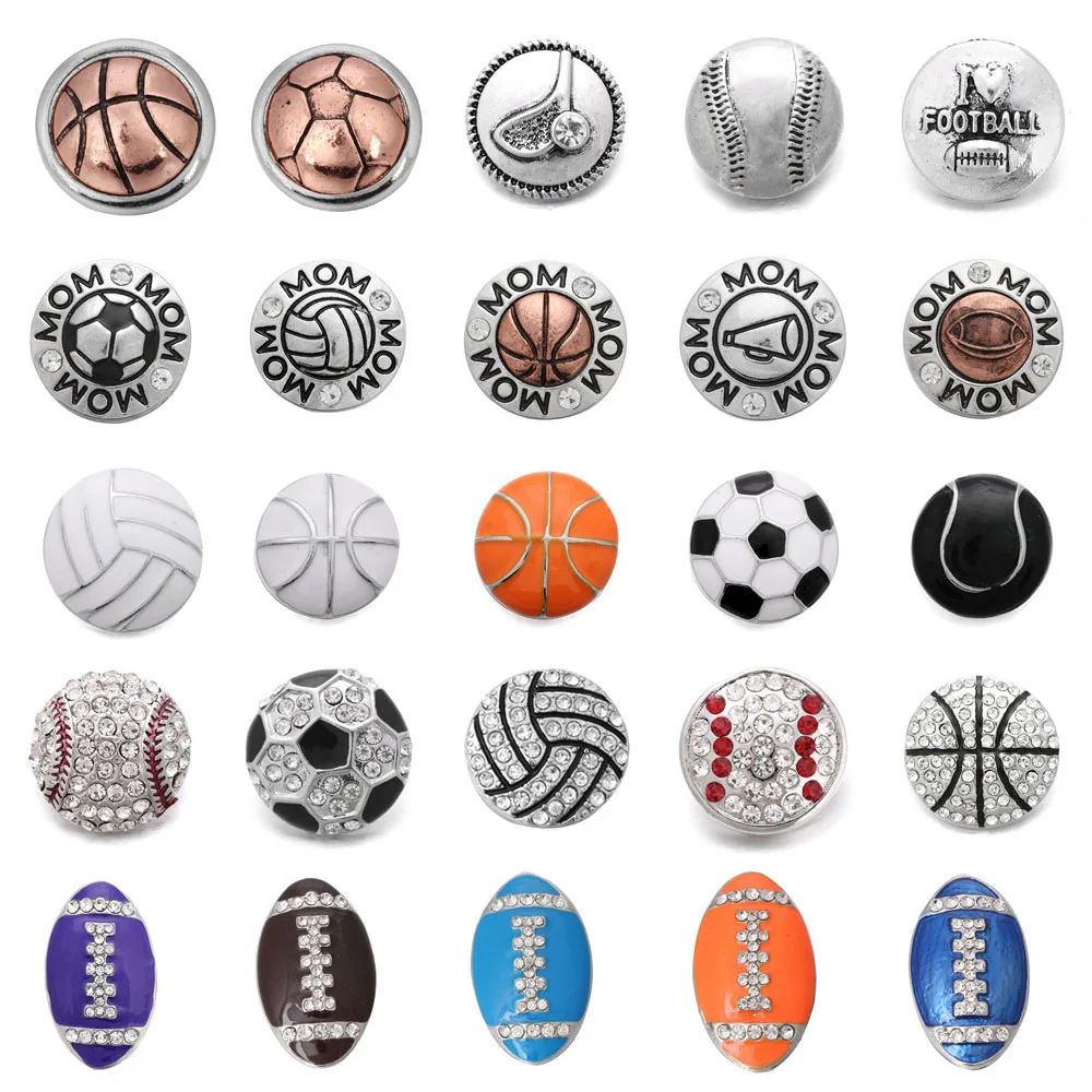 6 шт./лот оптовая продажа ювелирное изделие с шариком 18 мм металлические кнопки