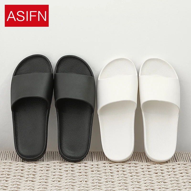 Шлепанцы ASIFN мужские для дома сланцы Нескользящие Летние Тапочки ванной обувь