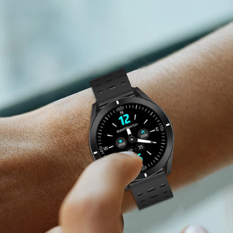 Смарт-часы P6 Тест сердечного ритма крови Давление Браслет фитнес трекер