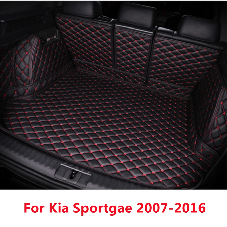 

Полный комплект, водонепроницаемый коврик для багажника автомобиля для Kia Sportgae (2007-2016 год), подкладка для багажника, подкладка под заказ, Зад...