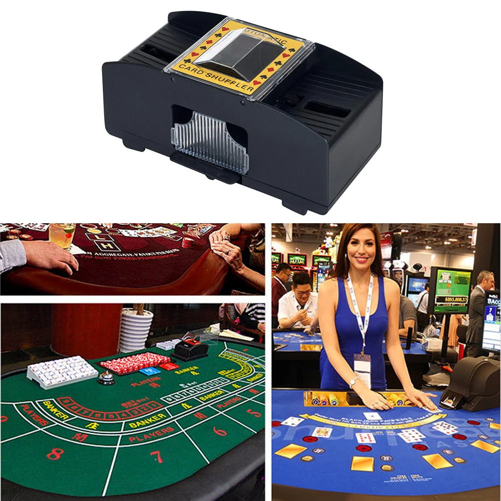 

Shuffle Machine Board Game Poker Playing Cards Electric Automatic Card Game Party Entertainment And Card Shuffler Essentials