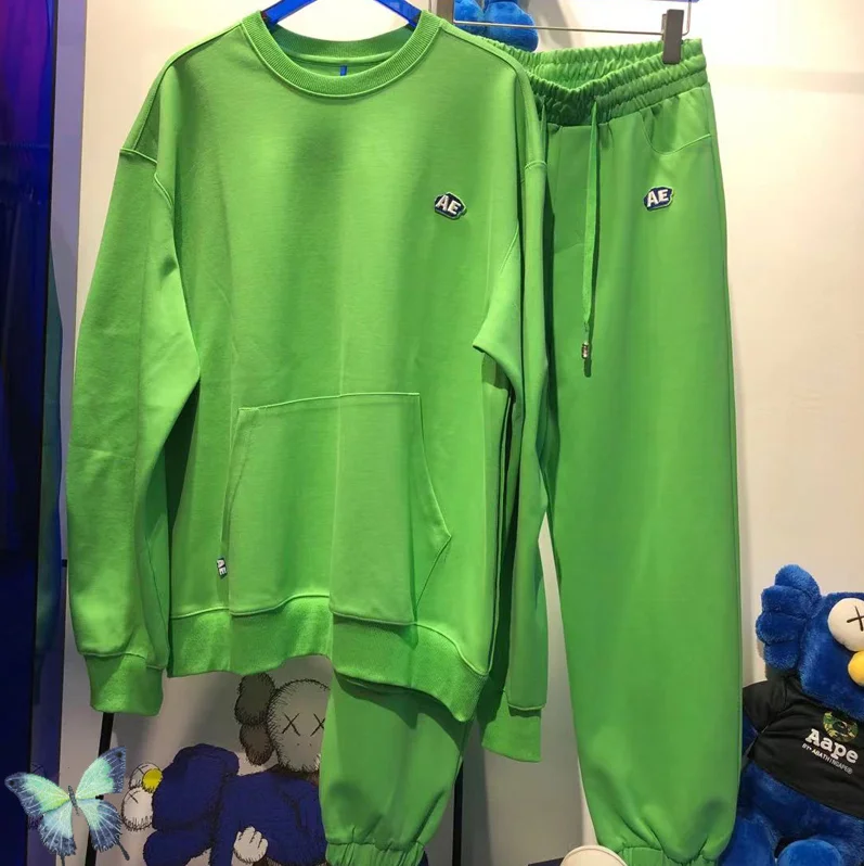 

Oblique Pocket Round Neck Men Women AE Loose Pullovers ADER ERROR Sweatshirts