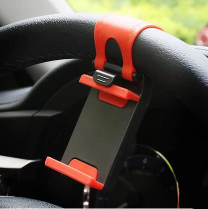 GPS Car Steering Wheel Phone Holder Navigate Bracket Stand Case Cover For iPhone 5 6 6S Plus For Samsung S6 edge for HTC MP4