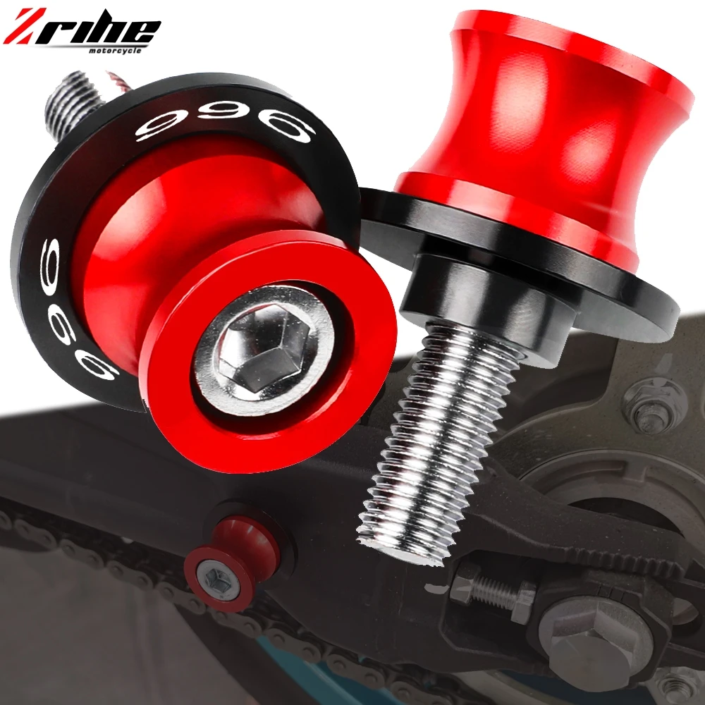 

Motorcycle Accessories CNC Alumium Swingarm Spools Slider 8MM Stand Screws For DUCATI 996 996B 996S 996R 2018 2019 2020 2021