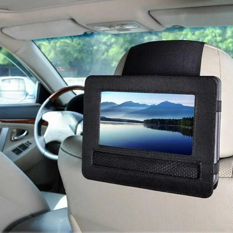 Универсальная сумка для головной опоры автомобиля с держателем DVD, защитным хранением для чехла планшета iPad E4O1.