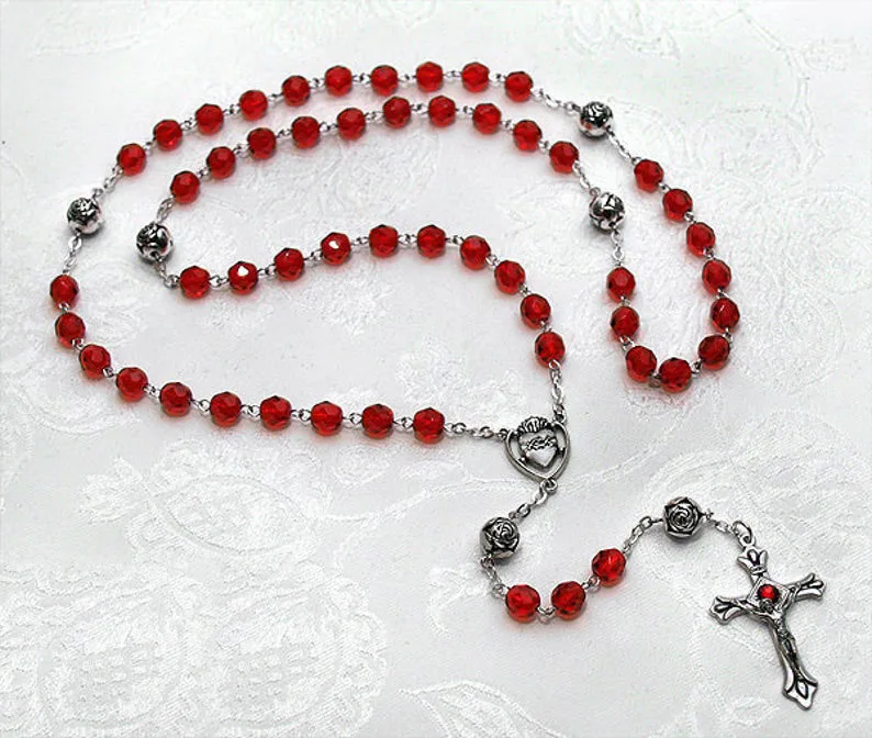

Vampire Bat Rosary - Occult vamp goth ankh beads bat gothic vampire vampiric Ankh necklace