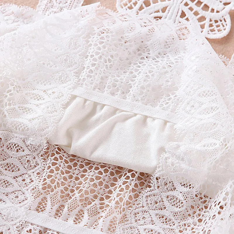 Женский сексуальный бюстгальтер однотонный кружевной бесшовный дышащий пуш ап