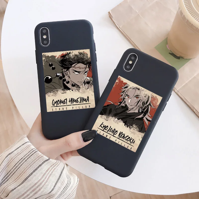 

Japan Anime Demon Slayer Case Phone Case For Iphone 11 12 Pro Max Mini 8 6S 7 Plus XR X XS MAX SE 2020 Soft Silicone Cover Coque