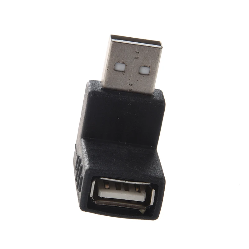 Черный правый угол USB 2 0 Тип A адаптер Папа мама разъем|Соединители| |