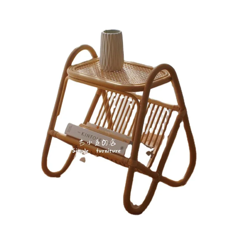 

Side Tables Simple Style Rattan Storage Small Coffee Table