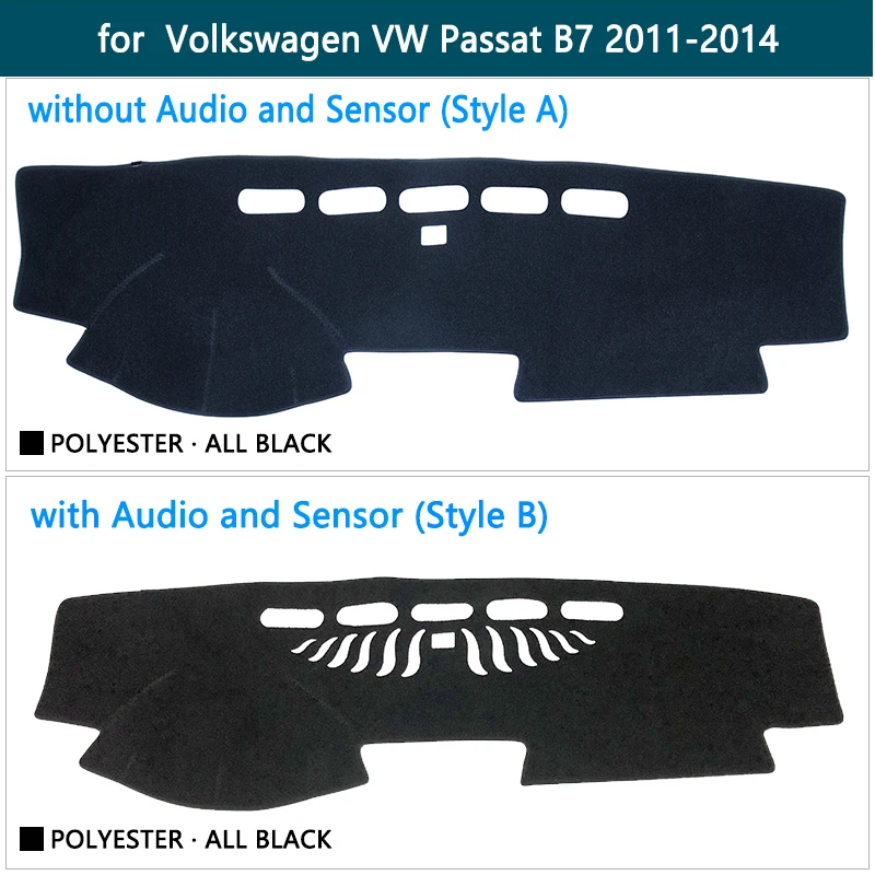 Нескользящий коврик для приборной панели Volkswagen VW Passat B7 2011 2012 2013 2014 | Автомобили и