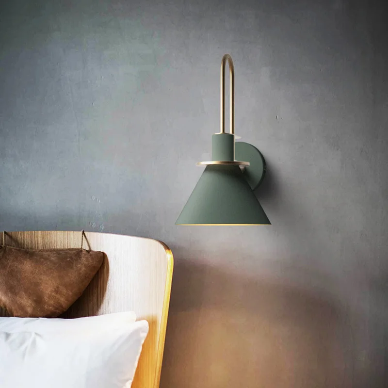 Настенный светильник современная спальня прикроватное освещение декоративная