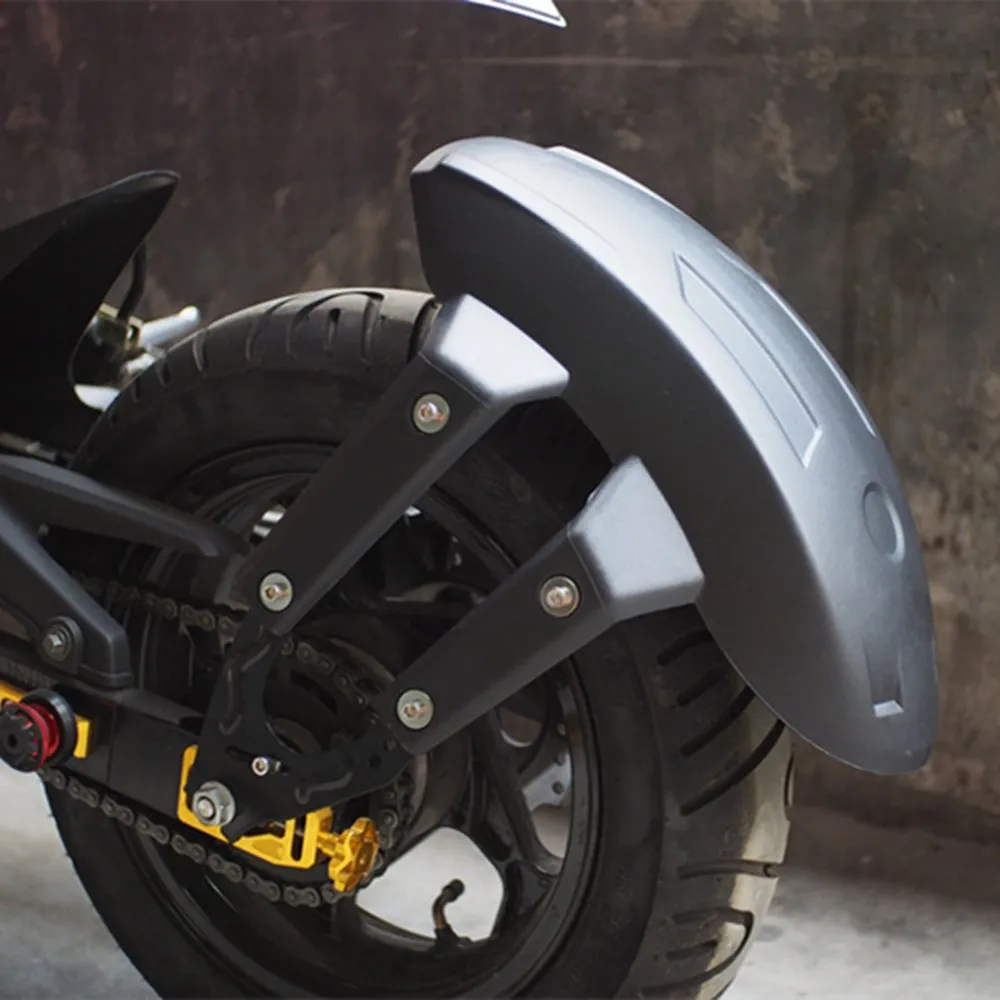 Универсальная черная пластиковая накладка на заднее колесо мотоцикла брызговик