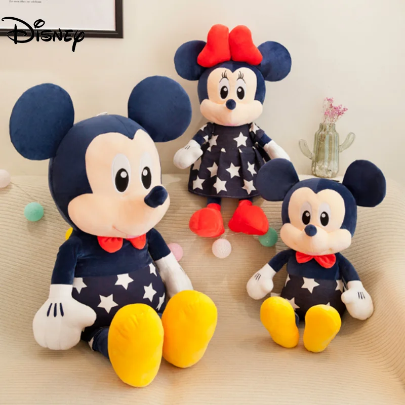 Мягкие игрушки Disney Микки и Минни Маус плюшевые куклы для детей детские 35 см 45 55