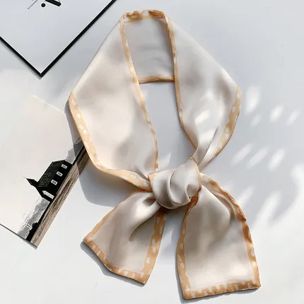 

2020 new women thin scarf Korean style female hair band belt wild reed versatile decorative skinny scarf