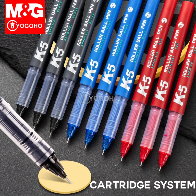 M & G k5 полный иглу прямо Жидкости шариковая ручка BX V5 0 5 мм гелевая экзамен
