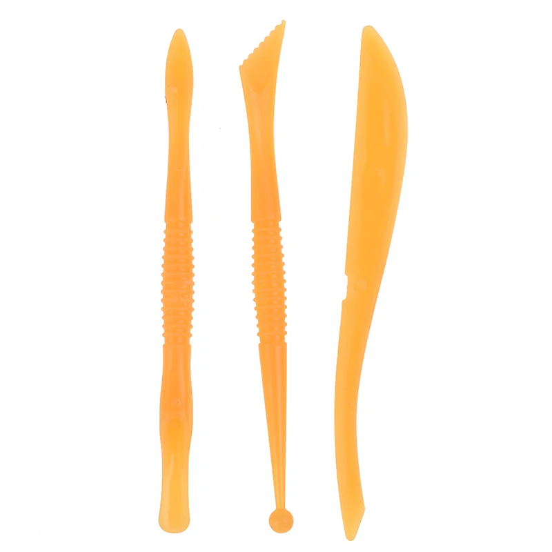 3 шт. Пластик инструмент пресс-форм долото режим child Sand Скульптура инструменты для