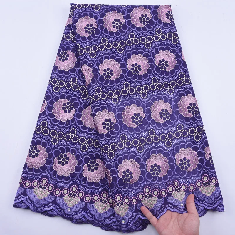 Швейцарская вуаль кружевная ткань высокого качества сухое хлопковое кружево