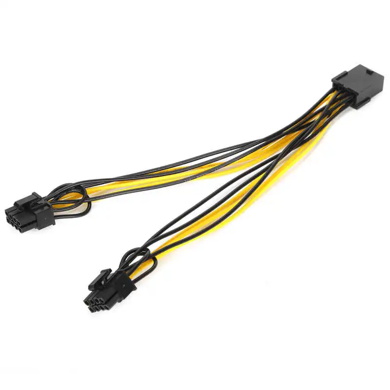 10 пакетов PCIE кабель 8 Pin PCI-E до 2xPCI-E (6 + 2 Pin) PCI Express графическая карта разъем