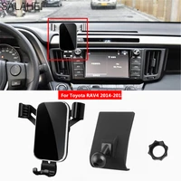 air vent stand clip mount for toyota rav4 2014 2015 2016 2017 2018 2019 gps support car accessories luxurious cell phone holder