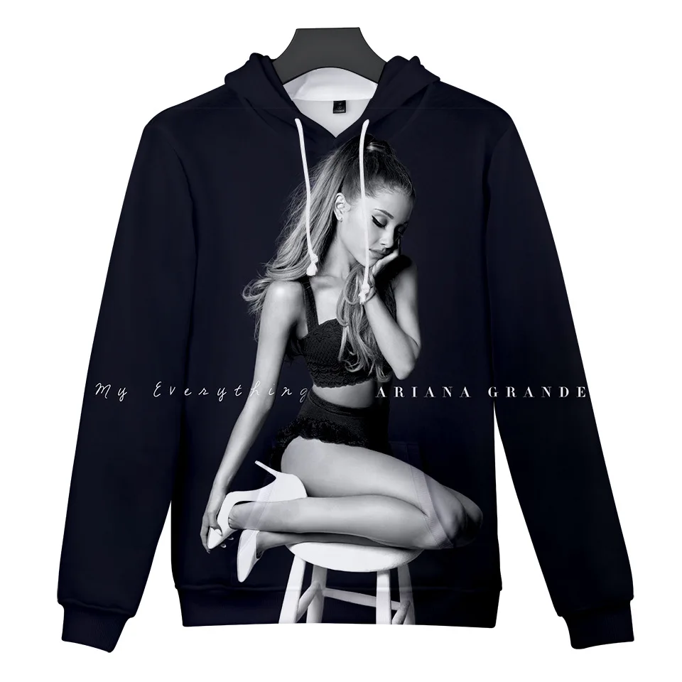 Милые Удобные толстовки Ariana Grande 3D для женщин/мужчин СПАСИБО следующая певица Ариана Гранде 3D Harajuku девушка толстовки