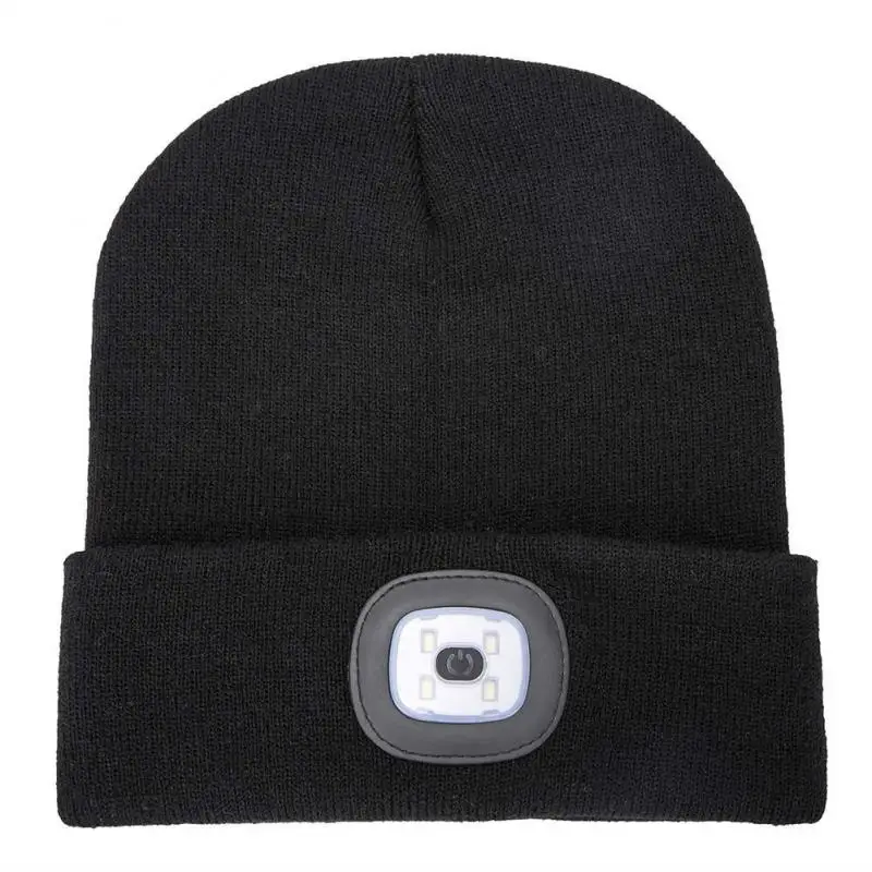 Светодиодный Шляпа шапочка мягкие все матч Батарея унисекс высокой мощности