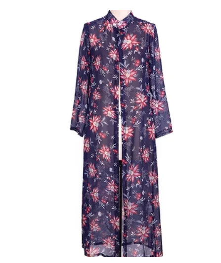 

Кардиган женский длинный с цветами, 9095