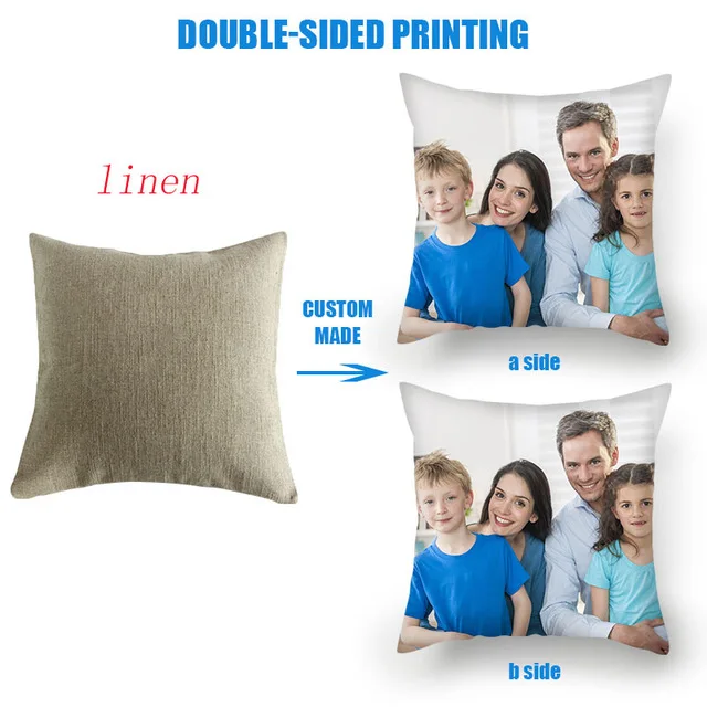 Linen double Индивидуальная наволочка для подушек Fuwatacchi 45 см* 45 см, индивидуальная наволочка для подушек, наволочка - Цвет: Linen double