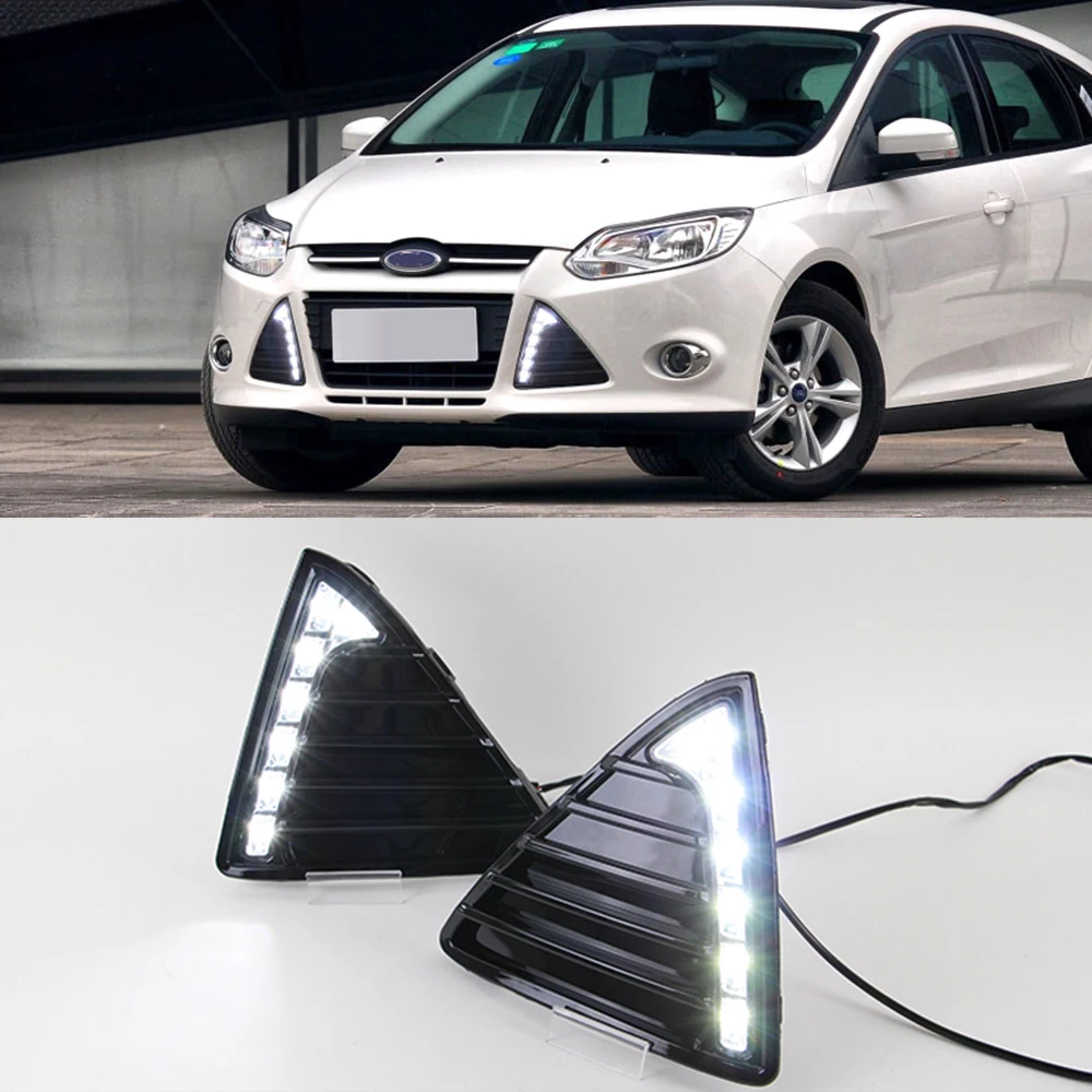 CSCSNL 2 шт. для Ford Focus 3 MK3 2012 2013 2014 2015 DRL дневные ходовые огни 12 в светодиодный ная