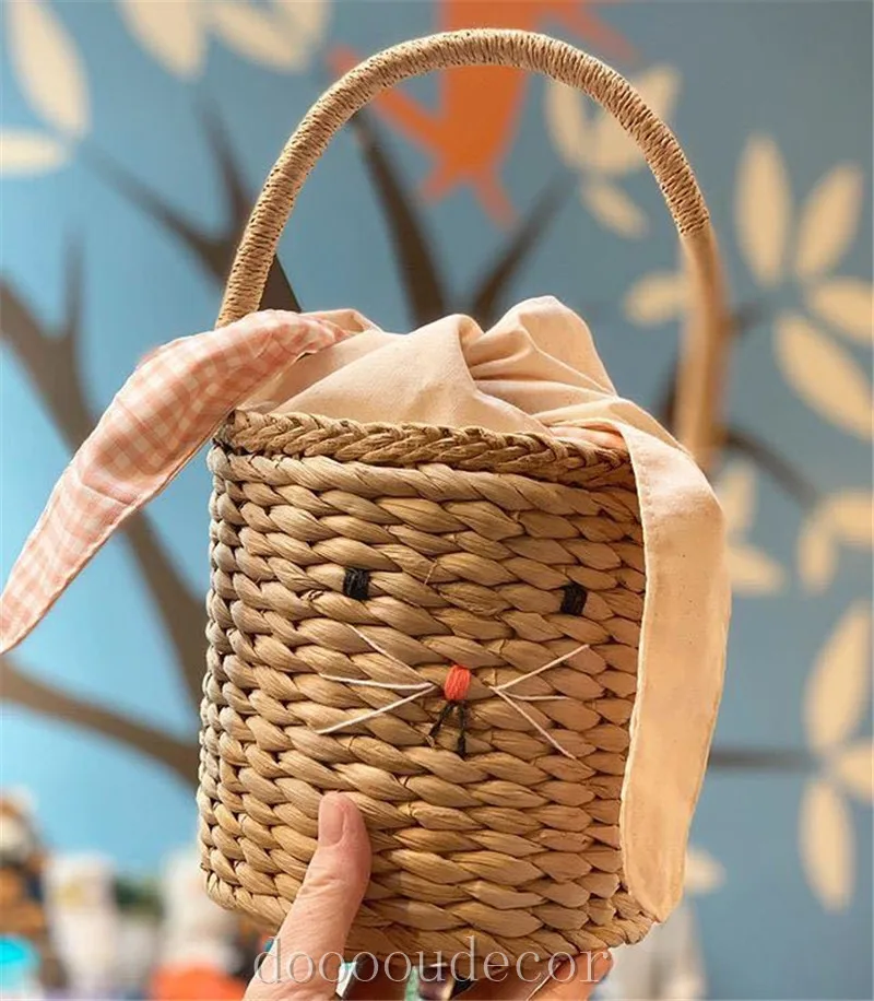 Пляжная соломенная сумка из ротанга для детей и взрослых женская