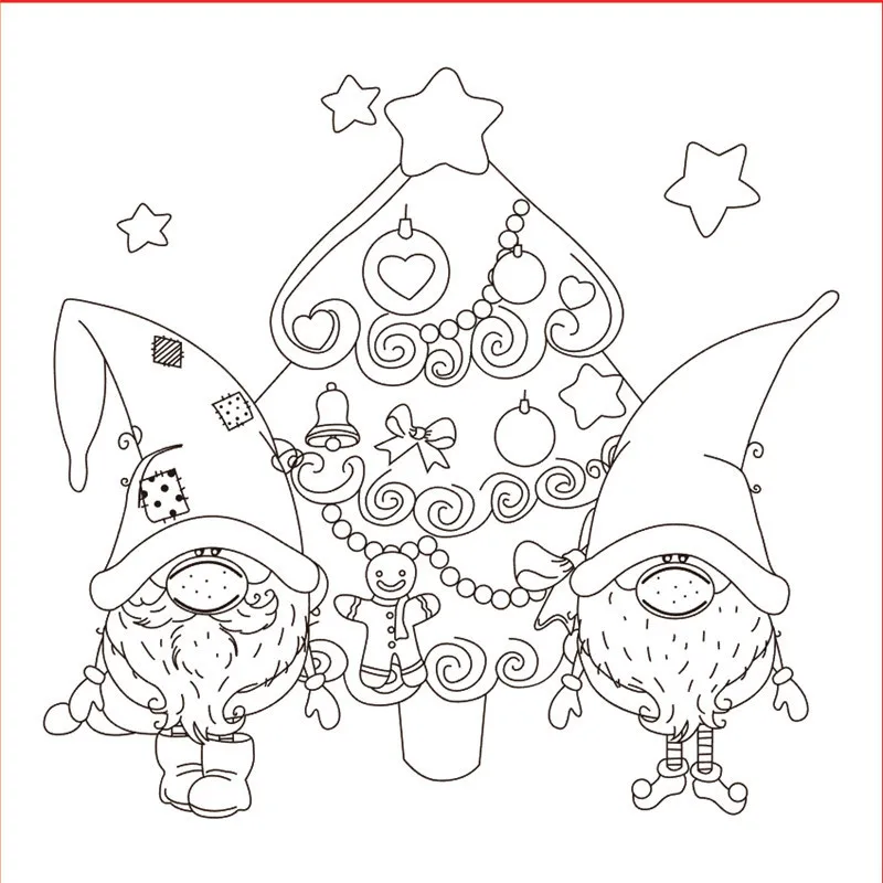 10x10 Рождественские прозрачные штампы для скрапбукинга сделай сам изготовления