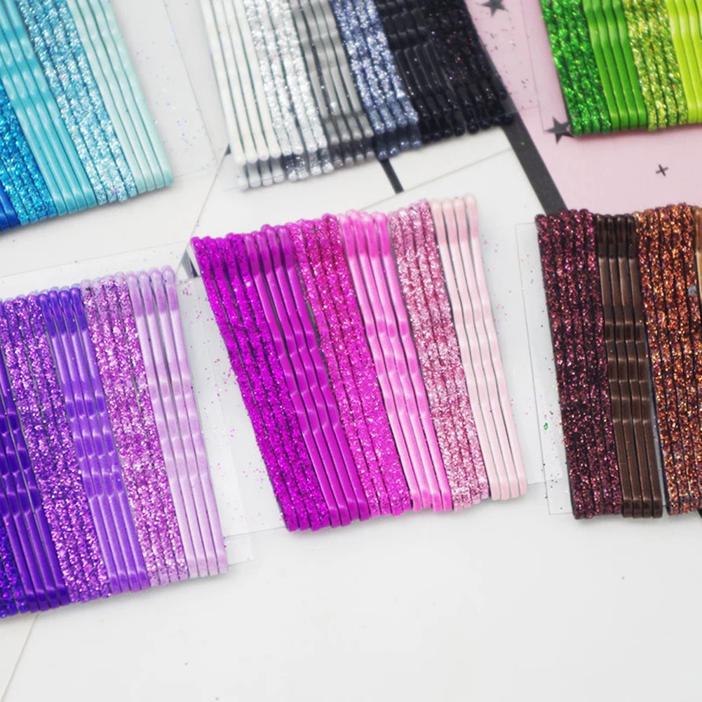 Заколки для волос с блестками девочек 24 шт./компл. 5 см| |