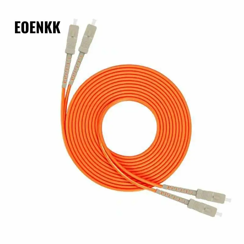 

Fiber Optic Jumper SC/UPC-SC/UPC Gigabit Multi-mode Dual Core 3m Squared Head Customizable Telecom Grade On Sale