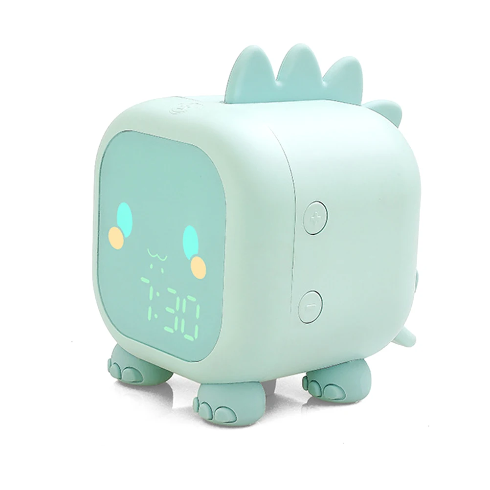 

For Kids Alarm Clock Cute Dinosaur Digital Alarm Clock for Kids Bedside Clock Children's Sleep Trainier Wake Up Night Light