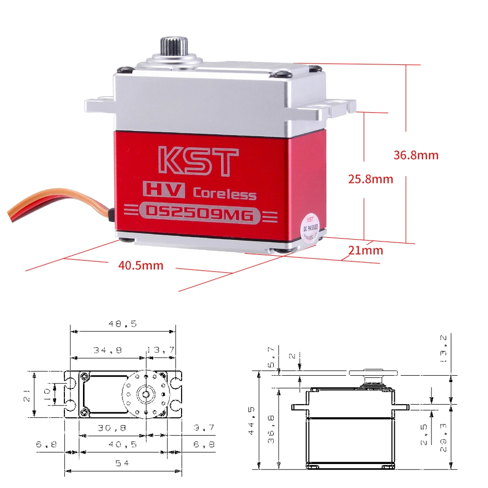 Сервомотор KST DS2509MG 8 4 в 28 кг сек. | Игрушки и хобби