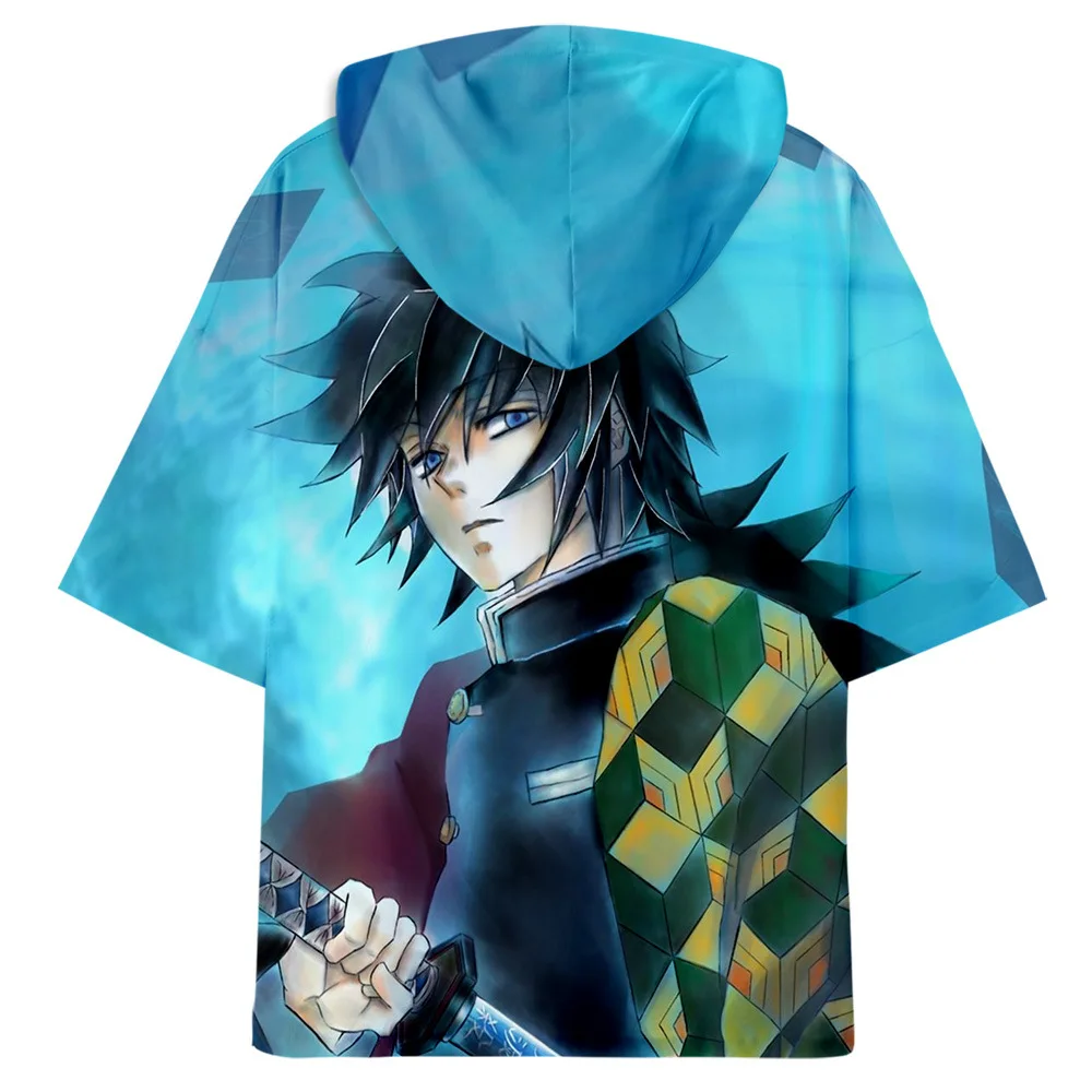 Модная футболка для мужчин и женщин повседневные кофты с 3D принтом из аниме