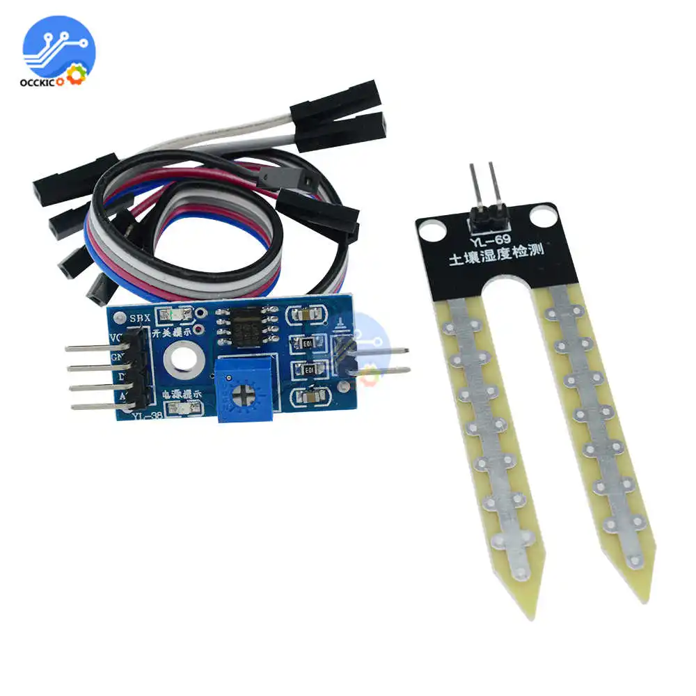 Модуль обнаружения почвы с гигрометром датчик влажности зонды для Arduino 3 V 5 Development