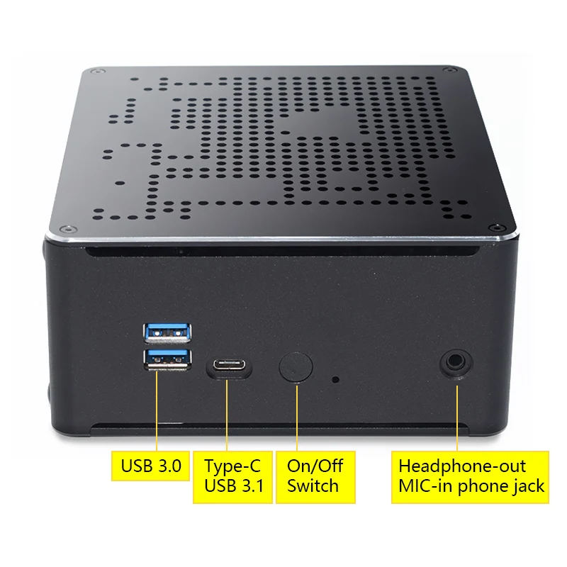 10 го поколения Intel Core i7 10750H Мини ПК DDR4 64 Гб RAM DP HDMI I9 8950HK 9980HK маленький игровой