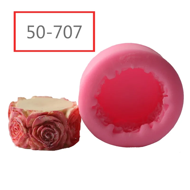 3D Медведь силиконовая форма в виде розы Форма помадка шоколадный пудинг для мыла